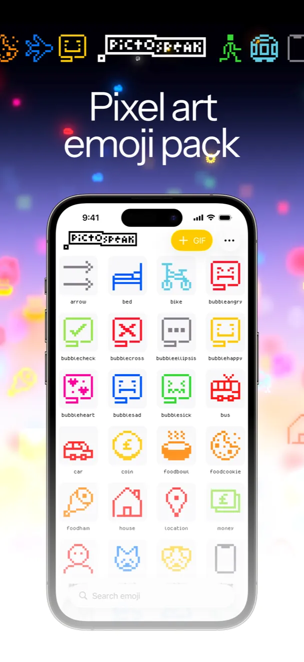 Pictospeak app screen one