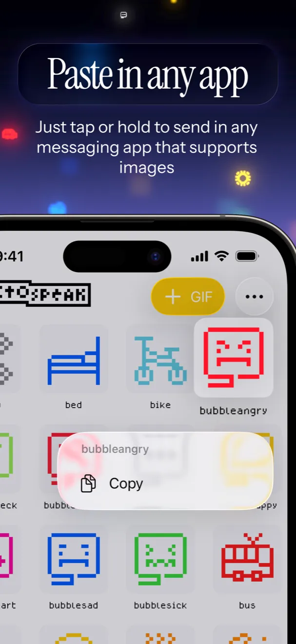 Pictospeak app screen four